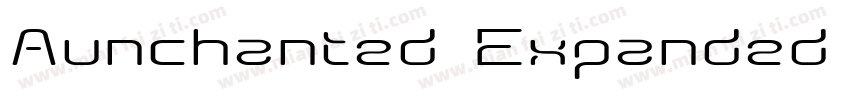 Aunchanted Expanded Bold字体转换